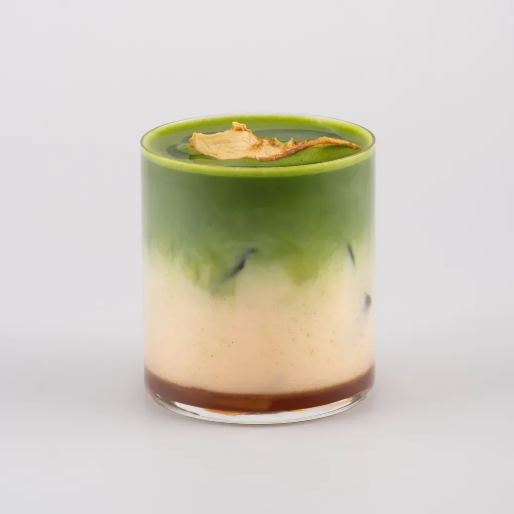 Apple Pie Matcha Latte