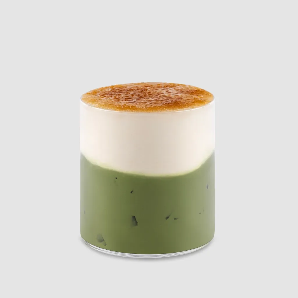 Crème Brûlée Matcha Latte