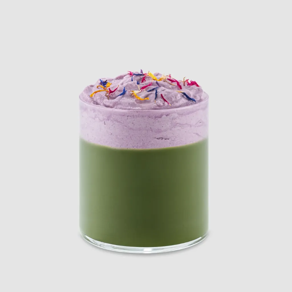Ube Vanilla Matcha Latte